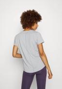 Nike Dri Fit One Luxe Standard Fit Short Sleeve T-Shirt White S Woman