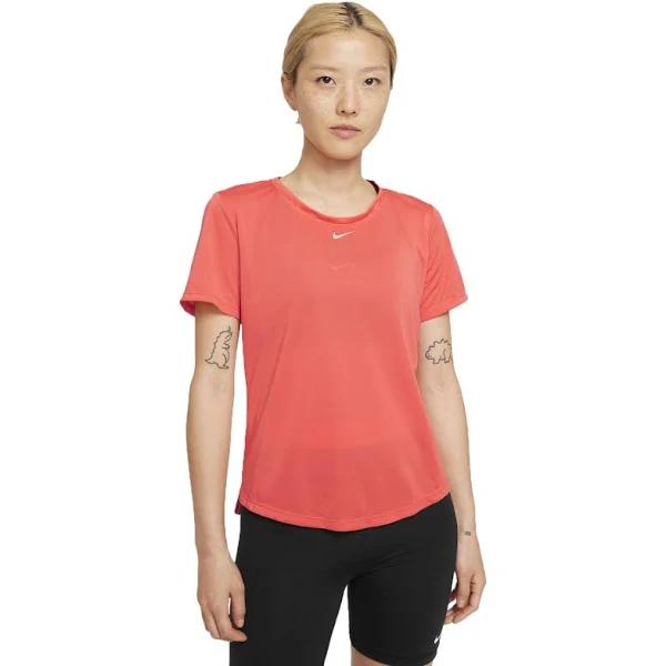 Nike Dri-FIT One Short Sleeve T-Shirt White Women - L