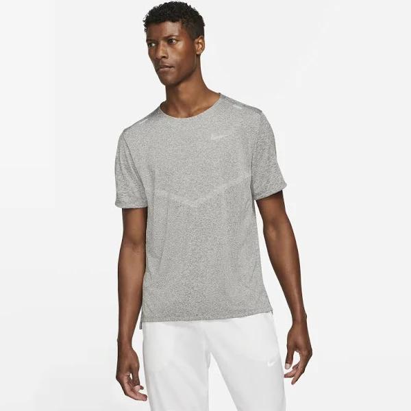 Nike Dri-FIT Rise 365 Short Sleeve T-Shirt Grey - XXL