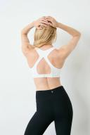 Nike Dri Fit Swoosh High Support Padded Sports Bra White L / CE