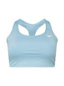Nike Dri Fit Swoosh Medium Support Big Sports Bra Blue 1x