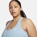 Nike Dri Fit Swoosh Medium Support Big Sports Bra Blue 1x