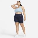 Nike Dri Fit Swoosh Medium Support Big Sports Bra Blue 2x