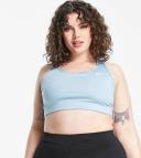Nike Dri Fit Swoosh Medium Support Big Sports Bra Blue 3x