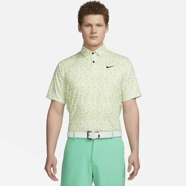 Nike Dri-Fit Tour Micro Camo Polo White XL