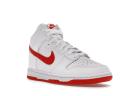 Nike Dunk High White Picante Red