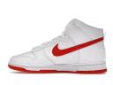 Nike Dunk High White Picante Red