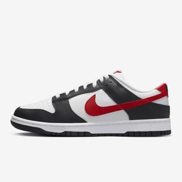 Nike Dunk Low Retro Red Swoosh Panda