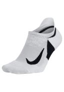 Nike Elite Cushioned No-Show Running Socks - White