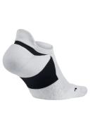 Nike Elite Cushioned No-Show Running Socks - White