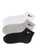 Nike Everyday Cushioned Training Ankle Socks (3 Pack)- Multi