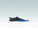 Nike Fins Black Blue - L