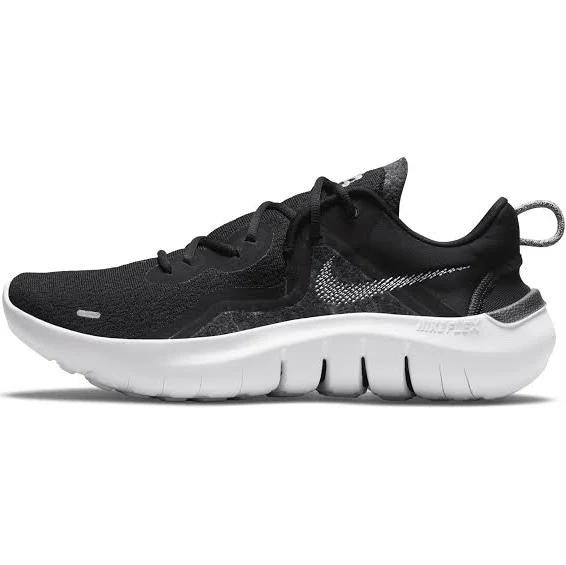 Nike Flex Run 2021 - Black/Dark Smoke grey/white - Mens