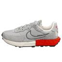 Nike Fontanka Waffle Womens Grey Red Casual Trainers - 8 UK