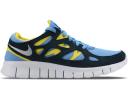 Nike Free Run 2 University Blue Navy Yellow Strike