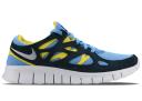 Nike Free Run 2 University Blue Navy Yellow Strike