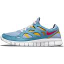 Nike Free Run 2 University Blue Navy Yellow Strike