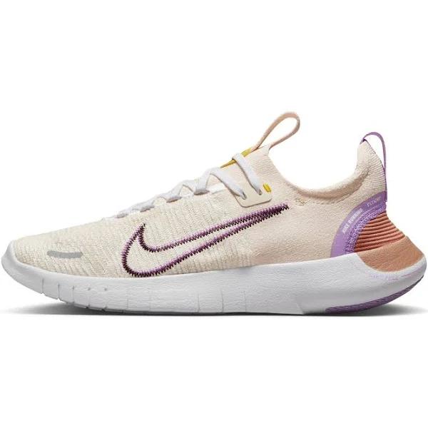 Nike Free Run Flyknit Next Nature Womens Running Shoes Pink/Purple US 8.5