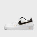 Nike Girls Air Force 1 LV8 - Shoes White/Gold/Black Size 04.0