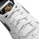 Nike Girls Air Force 1 LV8 - Shoes White/Gold/Black Size 04.0