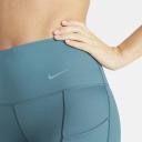 Nike Go Women's Firm-Support High-Waisted 7/8 Leggings With Pockets - Blue