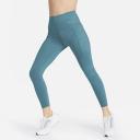 Nike Go Women's Firm-Support High-Waisted 7/8 Leggings With Pockets - Blue