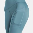 Nike Go Women's Firm-Support High-Waisted 7/8 Leggings With Pockets - Blue