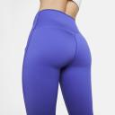 Nike Go Women's Firm-Support High-Waisted 7/8 Leggings With Pockets - Blue