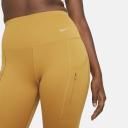 Nike Go Women's Firm-Support High-Waisted 7/8 Leggings With Pockets - Brown
