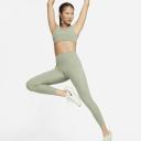 Nike Go Women's Firm-Support High-Waisted 7/8 Leggings With Pockets - Green