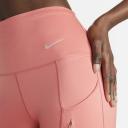 Nike Go Women's Firm-Support High-Waisted 7/8 Leggings with Pockets - Red
