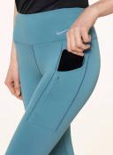 Nike Go Women's Firm-Support Mid-Rise 7/8 Leggings With Pockets - Blue