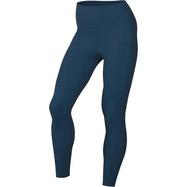 Nike Go Women's Firm-Support Mid-Rise 7/8 Leggings With Pockets - Blue