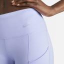 Nike Go Women's Firm-Support Mid-Rise 7/8 Leggings With Pockets - Purple