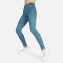 Nike Go Women's Firm-Support Mid-Rise Full-length Leggings with Pockets - Blue