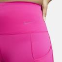 Nike Women's Go Firm-Support High-Waisted 7/8 Leggings With Pockets Pink