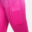 Nike Women's Go Firm-Support High-Waisted 7/8 Leggings With Pockets Pink