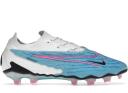 Nike Gripknit Phantom GX Elite Fusion FG Black White Blue Glow Volt