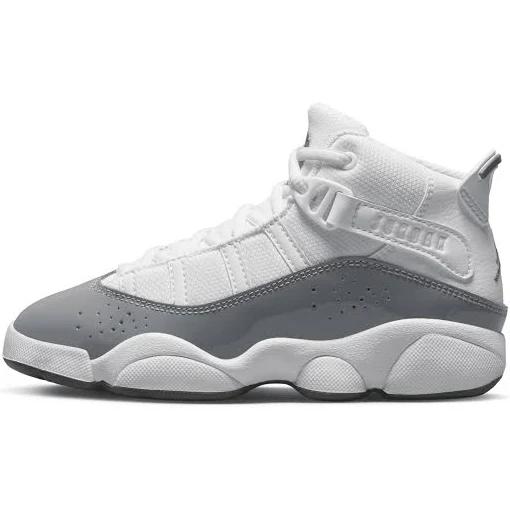 Nike Jordan 6 Rings White/Cool Grey-White 323432-121 Pre-School