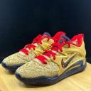 Nike KD15 Olympics Shoes - Size 9.5 - Metallic gold/midnight Navy