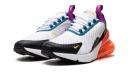 Nike Kids Air Max 270 Vivid Purple Shoes - Size 5Y - White/Vivid Purple-Black