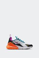 Nike Kids Air Max 270 Vivid Purple Shoes - Size 5Y - White/Vivid Purple-Black