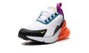 Nike Kids Air Max 270 Vivid Purple Shoes - Size 5Y - White/Vivid Purple-Black