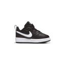 Nike: Kids' Court Borough Low 2 Shoes - Black/White (Size 4C)
