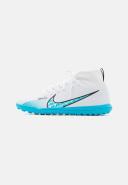 Nike Kids' Mercurial Superfly 9 Club TF Soccer Cleats, Boys', Size 6, White/Blue