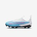 Nike Kids Phantom GX Academy FG/MG Baltic Blue/Pink Blast, 3.5