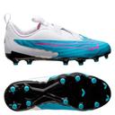 Nike Kids Phantom GX Academy FG/MG Baltic Blue/Pink Blast, 5