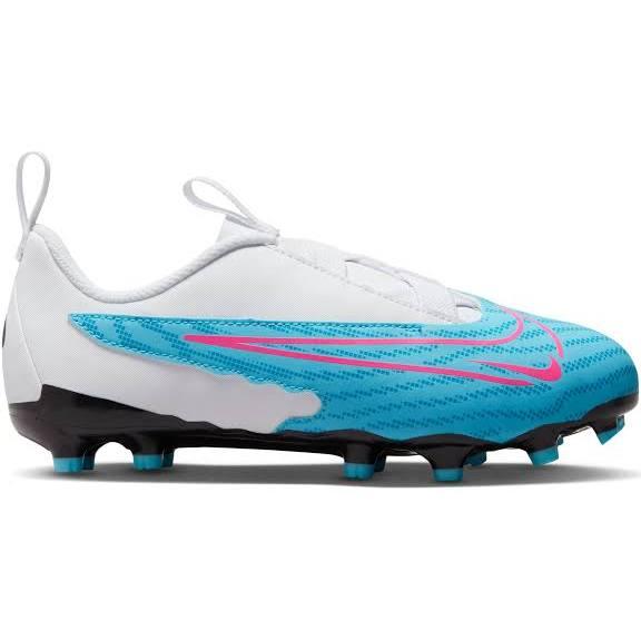 Nike Kids Phantom GX Academy FG/MG Baltic Blue/Pink Blast, 5