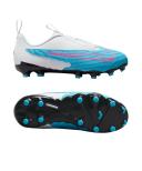 Nike Kids Phantom GX Academy FG/MG Baltic Blue/Pink Blast, 6