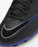 Nike Kids Zoom Mercurial Vapor 15 Club FG/MG Black/Blue, 4